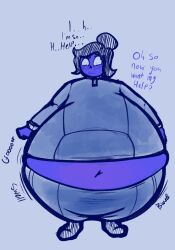 big_ass blueberry_inflation bubble_butt female female_only huge_ass tagme thick_thighs town_of_skeles wide_hips