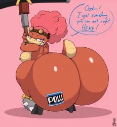 animated big_ass big_breasts breasts breathotter bubble_butt huge_ass koopa mario_(series) nintendo original original_character thick_thighs twerking wide_hips