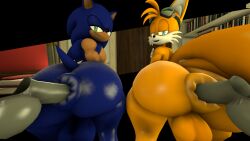 2boys 2males 3d anal anal_sex anthro anus ass big_ass big_balls big_butt big_penis bubble_ass bubble_butt doppoarts femboy femboy_only floating_penis fox fuckboy furry gay hedgehog huge_ass huge_balls huge_butt huge_cock sega sonic_(series) sonic_the_hedgehog sonic_the_hedgehog_(series) tails yaoi