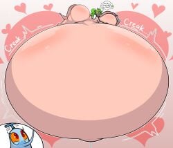 1girls belly_bigger_than_body big_ass breasts bubble_butt colossal_belly enormous_ass enormous_breasts huge_ass hyper hyper_ass hyper_belly hyper_breasts inflation meat_wall_(body_type) puffster3 solo_female tagme talking thick_thighs wide_hips