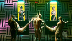 2girls 3boys 3d abs advertisement ambiguous_consent ankle_cuffs ass balls barefoot big_penis blender bondage cuffs cyberpunk cyberpunk_2077 dark-skinned_male dark_skin faceless_male female femsub fit forced_presentation glory_hole glory_wall handcuffs huge_cock interracial judy_alvarez large_penis legs_held_open male maledom mind_break multiple_boys multiple_girls multiple_subs nude objectification panam_palmer party_wipe penis prederty presenting presenting_anus presenting_pussy public_use pussy rape restrained reverse_gloryhole sex straight thick_thighs thighs through_wall vein veins veiny veiny_muscles veiny_penis