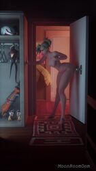 1girls 3d animated ass athletic_female blonde_hair dildo female female_only human masturbation mercy moonroomoom mp4 nipples no_sound nude overwatch sex_toy short_playtime tagme video