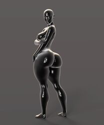 3d ass big_ass big_butt daz_studio elemental_creature elemental_humanoid female goo goo_creature goo_girl misuzalha3d monster_girl pawg render void_elemental void_girl