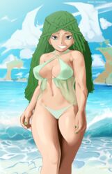 athletic athletic_female beach breasts busty female female_focus female_only hourglass_figure ibara_shiozaki my_hero_academia navel outdoors outside pose posing shiozaki_ibara solo vice_benedetto wide_hips