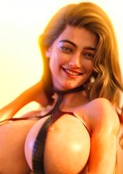 1girls 3d athletic athletic_female big_breasts breasts busty cleavage elsa_(katie3dx) female fit fit_female hips hourglass_figure human katie3dx large_breasts legs light-skinned_female light_skin lips original original_character shiny shiny_skin thick upper_body voluptuous