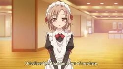 1boy 2d 6girls animated boku_wa_tomodachi_ga_sukunai crotch_rub english_subtitles english_text female female_focus fondling group haganai japanese_dialogue lowres maid_uniform moaning mp4 multiple_girls reverse_trap screencap sound subtitled tagme video voice_acted yukimura_kusunoki yuri