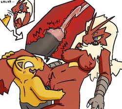 angry avian bigger_female bird blaziken colored creampie drowzee female_blaziken furry hypnosis mind_control nintendo pokemon pokemon_(species) pokemon_only rape smaller_male smaller_raper