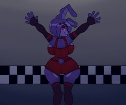 ass big_ass big_breasts bonfie bonfie_(cryptia) bonnie_(cally3d) bonnie_(fnaf) cally3d clazzey cryptiacurves fazclaire's_nightclub female five_nights_at_freddy's fnaf fredina's_nightclub huge_ass huge_breasts purple_hair scottgames solo tagme talveznon