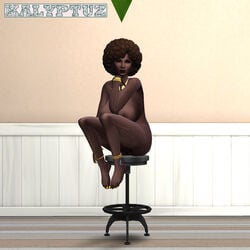 3d afro anklet areolae breasts chair chubby dark-skinned_female dark_skin devious_desires deviousdesires erect_nipples female female_only jewelry kalyptuz nail_polish necklace nipples nude pose pussy ring sims sims4 solo tall_female the_sims the_sims_4 thick thick_thighs vivienne_doty wide_hips