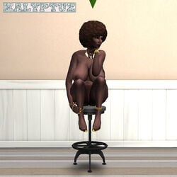 3d afro anklet areolae breasts chair chubby dark-skinned_female dark_skin devious_desires deviousdesires erect_nipples female female_only jewelry kalyptuz nail_polish necklace nipples nude pose pussy ring sims sims4 solo tall_female the_sims the_sims_4 thick thick_thighs vivienne_doty wide_hips