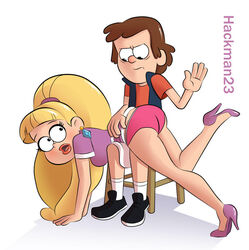 1boy 1girls aged_up angry_dom angry_face apron ass_up assertive assertive_male big_breasts blonde blonde_hair brown_hair dipper_pines disney disney_channel domestication female femalesub femsub gravity_falls head_down head_down_ass_up hourglass_figure looking_at_another looking_at_partner male maledom open_mouth pacifica_northwest panties punishment revenge scared smooth_skin spanking stepfordization submission submissive suprised tagme thin_female unhappy_female unhappy_male