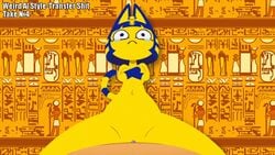 2d animal_crossing animated ankha ankha_ride_(minus8) clitoris covering_breasts cowgirl_position crossed_arms dance edit egyptian furry gif male/female minus8 nintendo nude_female pain parody pussy reality sex shocked_expression source_request tears vaginal_penetration video_games virgin virginal_blood wide_eyed year_request zone