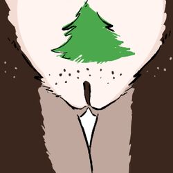 1:1 anthro capreoline cervid christmas colored deltarune dess_holiday dyed_pubes female genitals holidays low_res mammal pubes pussy reindeer solo the_weaver video_games