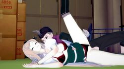 1boy 1boy1girl 1girls 3d animated artist_request belt danganronpa danganronpa_2:_goodbye_despair female gundham_tanaka koikatsu male male/female no_sound sex sonia_nevermind spoon_position spooning straight straight_hair vaginal vaginal_penetration vaginal_sex video white_belt