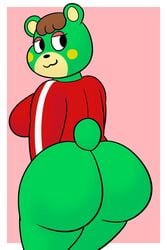 animal_crossing ass bear bottomless breasts bubble_ass bubble_butt charlise_(animal_crossing) female fur huge_ass nintendo seductive seductive_smile smelly_ass thick_thighs video_games wide_hips yellowwood578