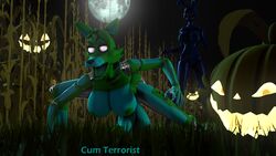 1futa 3d all_fours breasts corn cumterrorist farm five_nights_at_freddy's five_nights_at_freddy's_2 foxy_(fnaf) full_moon futa_only futa_with_female futanari grass green_body green_hair halloween halloween_2021 jack_o_pumpkin_(fnaf) missing_arm missing_eye missing_limb naked night night_sky nude nude_female nude_futanari oc on_floor open_mouth orange_body orange_eyes orange_glow orange_skin original_character pumpkin pumpkin_girl pumpkin_head self_upload sfm slooty_(cumterrorist) solo source_filmmaker thick_balls thick_penis white_eyes white_glow withered_bonnie