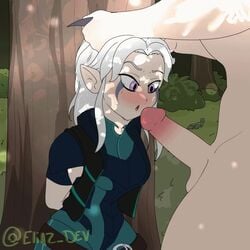 1boy 1girls 2d animated blowjob cum cum_in_mouth elf eliaz_dev fellatio forced forced_oral human interspecies male_human/female_elf mp4 no_sound oral rayla_(the_dragon_prince) tagme the_dragon_prince video