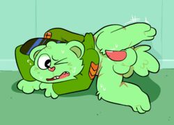 balls bear flippy flippy_(htf) happy_tree_friends penis tapering_penis ursid