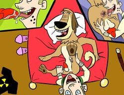 anal anal_sex cartoon_network dukey furry gay gone_goblin hugh_test johnny_test_(series) male male/male male_only male_penetrated male_penetrating sex yaoi