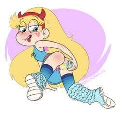 2_clitorises ass blonde_female blonde_hair chromosomefarm clitoris dildo disney disney_channel disney_xd female female_only masturbation multi_clitoris multi_genitalia sex_toy star_butterfly star_vs_the_forces_of_evil tagme vaginal_penetration white_female young