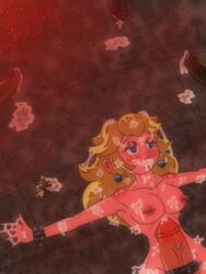 bowser broken_rape_victim cock_ring cum_on_body female filter gangbang large_penis mario_(series) penis_out princess_peach