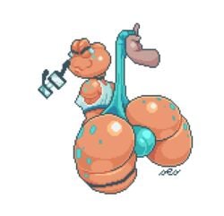 amputee backsack big_ass bullying butt elroy fat fat_ass femboy gastropod glasses helpless mollusk nerd no_arms no_legs pixel_art ses_vanbrubles snail thick_ass thick_thighs transparent_background wedgie white_outline