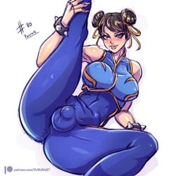 chun-li from street fighter by pururart