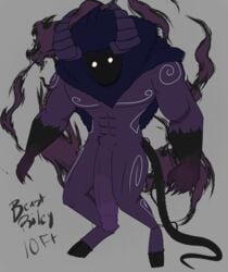 1boy character_name character_sheet demon fur giant hidden_face hooves horns huge_cock menacing monster monster_cock purple_skin ri_(riley_moore) riley_moore_(artist) tail