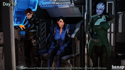 ashley williams from mass effect by banap