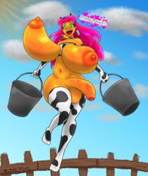 1futa alien alien_girl animal_costume animal_print areola areolae artywitch banana_breasts belly_button big_breasts big_nipples big_penis bimbo bouncing_breasts breastless_clothes breasts bucket cartoon_network clouds club_shaped_penis collar cow_accoutrements cow_girl cow_print cow_print_armwear cow_print_gloves cow_print_legwear cow_print_thighhighs cowbell curvaceous curvy curvy_female curvy_figure curvy_hips dc ear_tag excited farm fence flying full_body futa_only futanari gigantic_breasts glowing_eyes green_eyes happy heart-shaped_pupils horns huge_balls huge_breasts huge_cock koriand'r large_balls large_breasts large_penis livestock long_breasts long_gloves long_hair long_penis navel nipples orange_body orange_skin party_boobs penis pink_hair plump precum puffy_areola puffy_nipples pupils red_hair sagging_breasts shiny_skin skindentation sky solo_futa starfire swinging_breasts swinging_penis tag tan tan_skin teen_titans teen_titans_go text thick_thighs thighhighs uncensored useless_clothing vein veins veiny veiny_breasts veiny_penis wide_hips