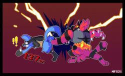 ! 2021 angry angry_eyes anus ball_tuft balls black_body black_fur blue_body blue_fur bodily_fluids canid canine claws duo erection felid feline female fight fire fisting fur genital_fluids genitals incineroar lucario male male/female mammal matchesyashi nintendo nude number pain pawpads paws penetration penis percentage pixel_art pokemon pokemon_(species) pokemon_only pussy_juice surprised_expression teeth testicles tuft vaginal_penetration video_games violence wide_eyed