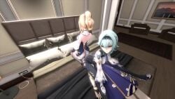 3d 5girls animated ass ass_focus big_ass chinese_clothes clothing crimsonsfm duo eula_(genshin_impact) facesitting fart fart_fetish farting_in_face female female_only fetish funny ganyu_(genshin_impact) genshin_impact hair human japanese_clothes jean_gunnhildr jewelry kamisato_ayaka light_skin multiple_girls shenhe_(genshin_impact) sound tagme video yuri