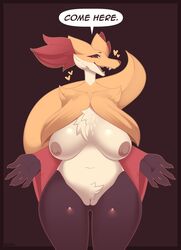 delphox from pokemon by inkplasm