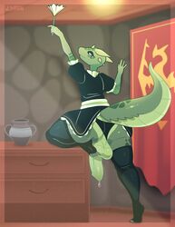 1boy anthro argonian ass backsack balls balls_under_clothes bethesda_softworks big_butt blue_eyes butt crossdressing eyelashes femboy gay horns huge_ass inkplasm lifts-her-tail lizard lusty_argonian_maid male male_only panties penis penis_out penis_under_clothes penis_under_skirt precum precum_drip reptile rule_63 scales skirt skirt_lift skyrim smaller_male smile smiling_at_viewer solo tail taint teasing teasing_viewer the_elder_scrolls thighs trap welwraith wide_hips yaoi