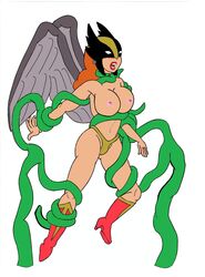 1girls artist_request dc dcau female female_only hawkgirl justice_league shayera_hol solo tagme tentacle tentacles