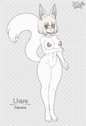 anthro blush furry lhara_aaruna nude nude_female original original_character razplus solo solo_female