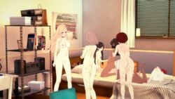 1boy 3d 7girls asahina_aoi ass big_breasts breasts cum cum_everywhere danganronpa danganronpa_2:_goodbye_despair danganronpa_ultra_despair_girls danganronpa_v3 dark-skinned_female female fujisaki_chihiro fukawa_touko iruma_miu koikatsu koizumi_mahiru multiple_girls nanami_chiaki orph pale-skinned_female sole_male straight_hair yonaga_angie yumeno_himiko yuri