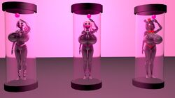 3d 3d_(artwork) 3girls boob_window captured expressionless female female_only five_nights_at_freddy's five_nights_in_anime gigantic_breasts hypnosis large_breasts lefty_(fnaf) marionette_(fnaf) mind_control nightmarionne puppet_(fnaf) puppet_(fnia) rule_63 salute saluting