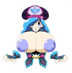 breasts breasts_bigger_than_head breasts_out breasts_out_of_clothes francisca_(kirby) gigantic_breasts kirby_(series) kirby_star_allies nintendo solo solo_female subjectdie_(artist)