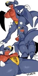 anus big_breasts female garchomp nekubi nintendo no_humans pokémon_(species) pokemon pokemon_(species) pokemon_only pussy tagme