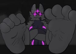 4_toes feet feet_in_camera foot_fetish foot_focus furry gootraxian kaiju_paradise nightcrawler_(kaiju_paradise) paws roblox roblox_game sscheese tagme