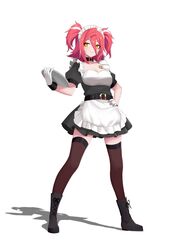 1girls female first_porn_of_character hololive hololive_china hololive_china_gen_1 maid thighhighs virtual_youtuber yogiri_(hololive)