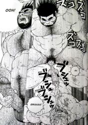 bara gay jiraiya_(artist) male/male male_only male_penetrating manga