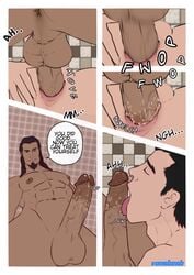 2boys abs age_difference anal anal_penetration anal_sex artist_name avatar_legends balls bara beard big_ass big_butt big_muscles big_penis black_hair blue_eyes brown_hair comic comic_page cum_dripping_from_penis cum_in_ass cumming dark-skinned_male dark_skin dilf english_text erect_nipples erection facial_hair fellatio fuck_and_suck gay gay_sex licking licking_cum licking_penis mako male male/male male_only muscles muscular muscular_male nude older_dom_younger_sub older_male older_penetrating_younger oral oral_sex pecs penis spread_legs suck_and_fuck sucking the_legend_of_korra thrusting_into_ass tongue_out tonraq vansbeab veiny_penis water_tribe yaoi younger_male