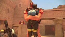 3d anal anal_sex animated arms_behind_back bodysuit bouncing_ass bouncing_breasts desert enemies fempyro from_behind gas_mask heavy_weapons_guy large_ass pinned sound source_filmmaker team_fortress_2 thick_thighs video vyne wet wide_hips