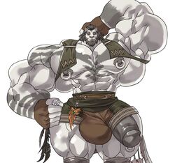 abs armpit biceps final_fantasy final_fantasy_xiv flaccid furry furry_only hrothgar hyper hyper_balls hyper_genitalia hyper_penis hyper_testicles male_only muscle muscles muscular muscular_arms muscular_legs muscular_male muscular_thighs nipples pecs remert solo solo_male veins