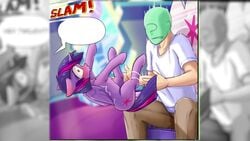 alcor90 animated anon bronydrumming comic friendship_is_magic hasbro lunamist mp4 my_little_pony rarity_(mlp) smooth_skin sound spike_(mlp) tagme twilight_sparkle_(mlp) video voice_acted