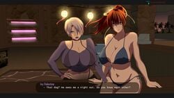 2girls bar big_ass big_breasts big_butt bikini crossover dead_or_alive dead_or_alive_5 dead_or_alive_5_last_round dead_or_alive_6 female female_only ginger_hair huge_breasts isabella_valentine kasumi_(doa) lingerie miami multiple_girls oldhorrorz pool_party red_hair scarface soul_calibur white_hair