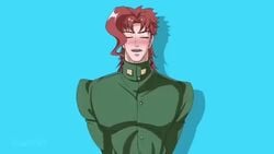 1boy 2d 2d_(artwork) 2d_animation animated blush bouncing_hair clothed eyes_closed gay jojo's_bizarre_adventure long_video loop male male_focus male_only mp4 music noriaki_kakyoin solo solo_focus solo_male sound sound_effects stardust_crusaders tagme video yaoi