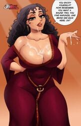 1girls 2021 after_fellatio after_paizuri alluring bedroom_eyes big_breasts big_thighs black_hair breasts busty cartoon_milf cleavage clothed clothed_female cum cum_between_breasts cum_on_breasts cum_on_face cum_on_fingers curvaceous curvy curvy_figure disney disney_villains dress earrings english_text eye_contact female female_focus female_only femme_fatale flirt flirtation flirtatious flirting flirting_look flirting_with_viewer flirty green_eyes half-closed_eyes highres hourglass_figure huge_breasts implied_oral jay-marvel large_ass large_breasts large_thighs long_hair looking_at_viewer massive_thighs mature mature_female milf mother_gothel off_shoulder paizuri_invitation secretly_likes_it secretly_loves_it seducing seduction seductive seductive_gaze seductive_look seductive_pose seductive_smile slim_waist small_waist smile solo solo_female solo_focus speech_bubble standing tangled teasing teasing_viewer text thick thick_hips thick_lips thick_thighs tight_clothing veiny_breasts villainess voluptuous wide_hips